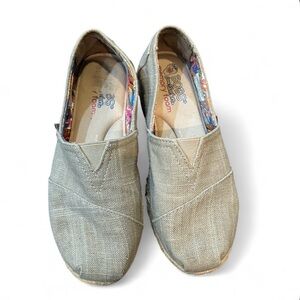 BOBS from Skechers Women's Tan Espadrille Slip-On Shoes